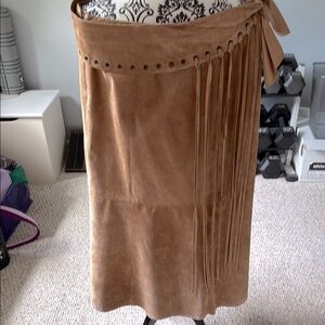 Worth leather skirt size 12